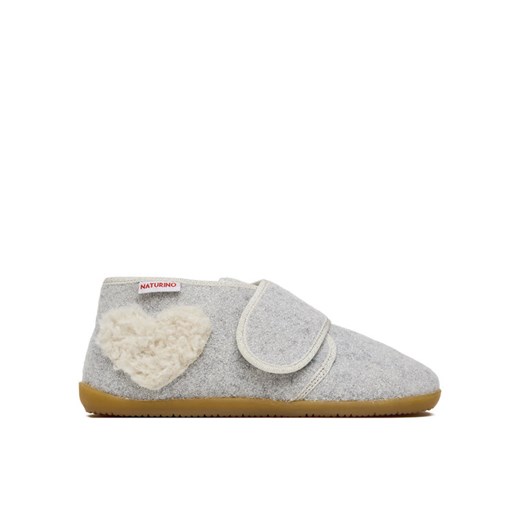 Kapcie Naturino Eppis 4000723-01-0Q03 DD Szary ze sklepu eobuwie.pl w kategorii Kapcie dziecięce - zdjęcie 187581948