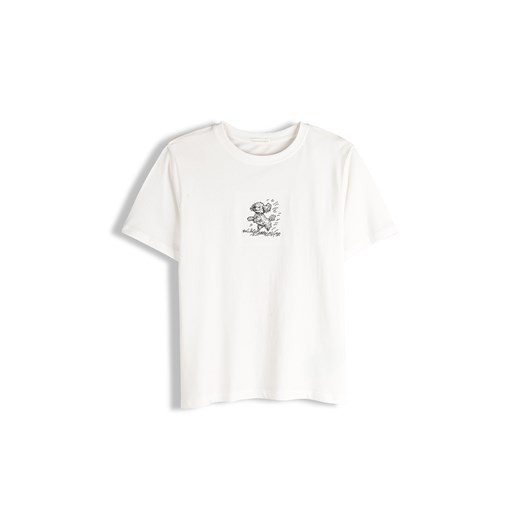 GATE Bawełniana koszulka z haftem 32 ze sklepu gateshop w kategorii Bluzki damskie - zdjęcie 187582568