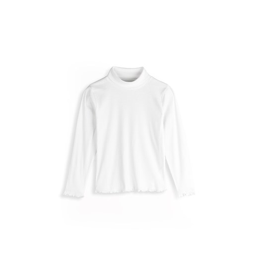 GATE Podstawowy prążkowany bawełniany golf 4Y ze sklepu gateshop w kategorii Bluzki dziewczęce - zdjęcie 187582575