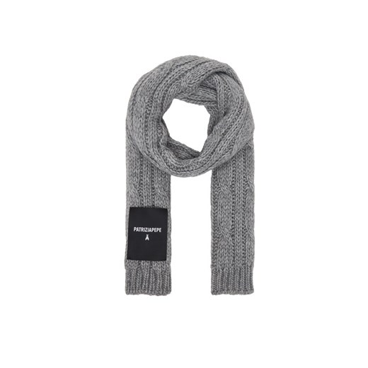 Szalik Patrizia Pepe 2FA068/K237-S238 Szary ze sklepu eobuwie.pl w kategorii Szaliki i chusty damskie - zdjęcie 187583777