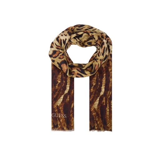 Guess Szalik AW5201 MOD03 Brązowy ze sklepu MODIVO w kategorii Szaliki i chusty damskie - zdjęcie 187583828