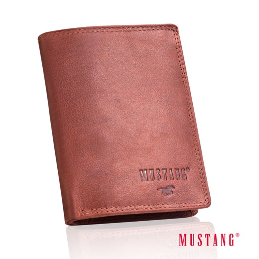 MUSTANG Denimo Wallet Side Opening SKÓRZANY PORTFEL POJEMNY NA KARTY PREMIUM ze sklepu YouNeedit.pl w kategorii Portfele męskie - zdjęcie 187584258