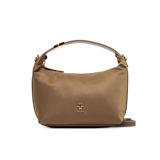 Torebka Tommy Hilfiger Th Go Crossover Nylon AW0AW18164 Brązowy ze sklepu eobuwie.pl w kategorii Torby Shopper bag - zdjęcie 187584668