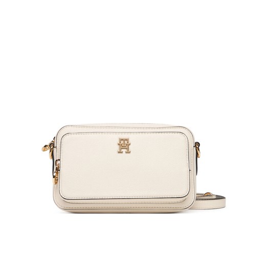 Torebka Tommy Hilfiger Th Icon Camera Bag AW0AW18120 Écru ze sklepu eobuwie.pl w kategorii Listonoszki - zdjęcie 187584696