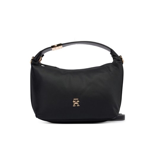 Torebka Tommy Hilfiger Th Go Crossover Nylon AW0AW18164 Czarny ze sklepu eobuwie.pl w kategorii Torby Shopper bag - zdjęcie 187584716
