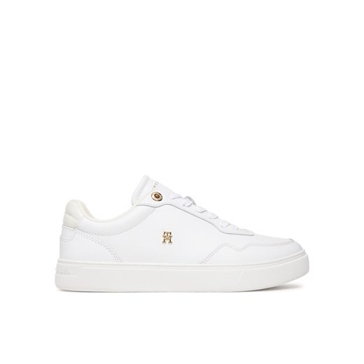 Tommy Hilfiger Sneakersy Casual Cupsole Sneaker FW0FW09022 Biały ze sklepu MODIVO w kategorii Buty sportowe damskie - zdjęcie 187585357