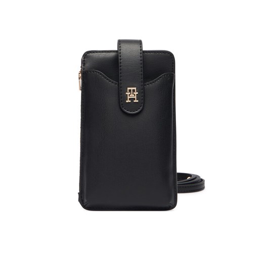 Tommy Hilfiger Etui na telefon Th Icon Phone Wallet AW0AW18137 Czarny ze sklepu MODIVO w kategorii Etui - zdjęcie 187585376