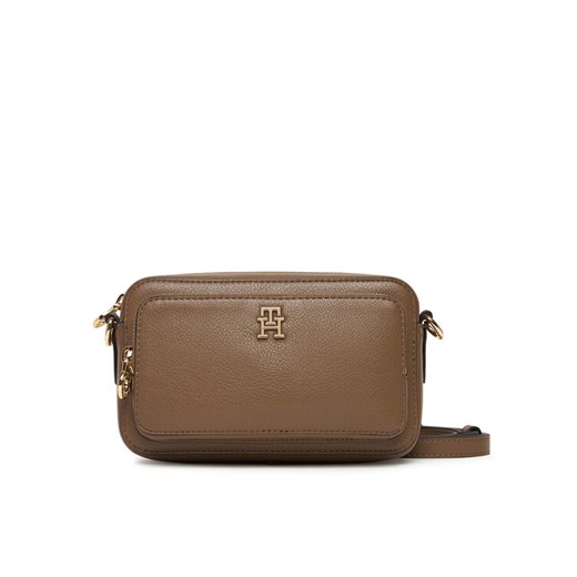 Tommy Hilfiger Torebka Th Icon Camera Bag AW0AW18120 Brązowy ze sklepu MODIVO w kategorii Listonoszki - zdjęcie 187585389