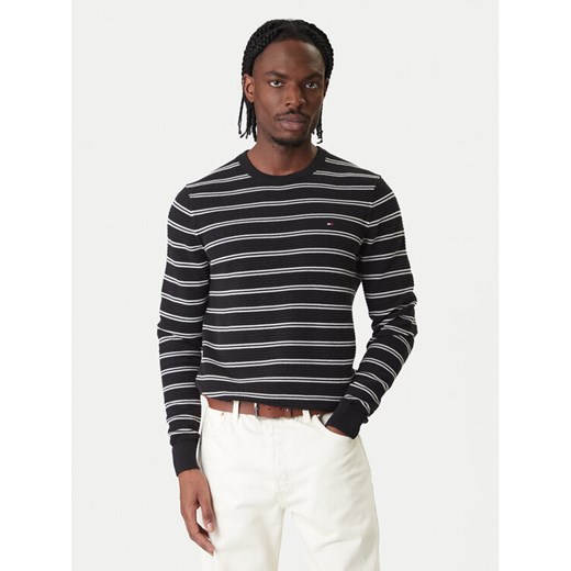 Tommy Hilfiger Sweter Seasonal MW0MW41643 Czarny Regular Fit ze sklepu MODIVO w kategorii Swetry męskie - zdjęcie 187585436