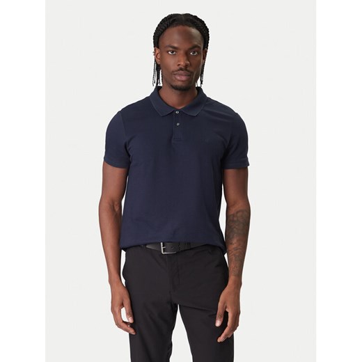 Calvin Klein Polo LV04LC254G Granatowy Slim Fit ze sklepu MODIVO w kategorii T-shirty męskie - zdjęcie 187585467