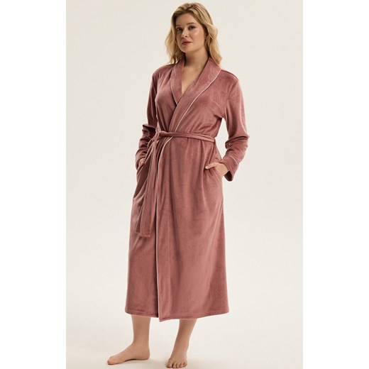 Esotiq długi szlafrok damski Reva 44039-39X, Kolor różowy, Rozmiar L/XL, Esotiq ze sklepu Primodo w kategorii Szlafroki damskie - zdjęcie 187586296