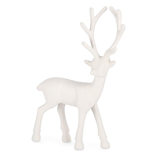 Bizzotto Figurka dekoracyjna &quot;Reindeer&quot; w kolorze białym - wys. 28,5 cm ze sklepu Limango Polska w kategorii Dekoracje - zdjęcie 187586788