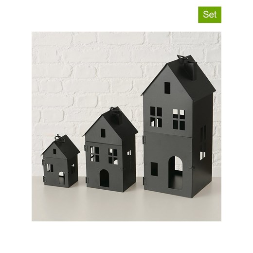 Boltze Lampiony (3 szt.) &quot;Alesund&quot; w kolorze czarnym ze sklepu Limango Polska w kategorii Świeczniki - zdjęcie 187586816