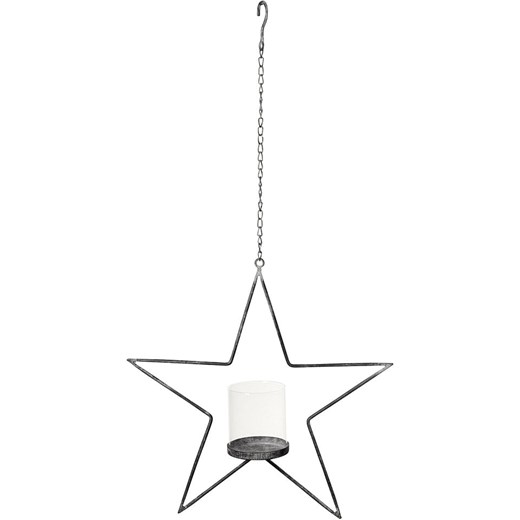 POSIWIO Świecznik w kolorze szarym - Ø 40 cm ze sklepu Limango Polska w kategorii Świeczniki - zdjęcie 187586986