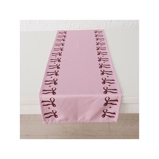 Boltze Bieżnik &quot;Boucle&quot; w kolorze jasnoróżowym - 140 x 40 cm ze sklepu Limango Polska w kategorii Obrusy i bieżniki - zdjęcie 187587126