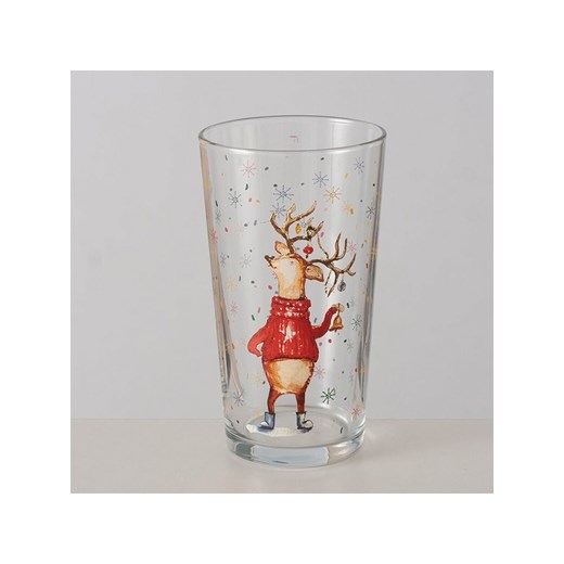 Boltze Szklanka &quot;Lonelo&quot; w kolorze czerwonym - wys. 15,5 cm ze sklepu Limango Polska w kategorii Naczynia - zdjęcie 187587128