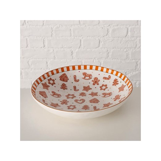 Boltze Miska &quot;Ginger&quot; w kolorze biało-jasnobrązowym - Ø 33,5 cm ze sklepu Limango Polska w kategorii Naczynia - zdjęcie 187587138