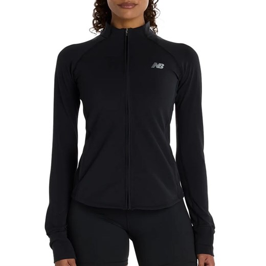 Bluza damska New Balance WJ53101BK - czarna ze sklepu streetstyle24.pl w kategorii Bluzy damskie - zdjęcie 187587415