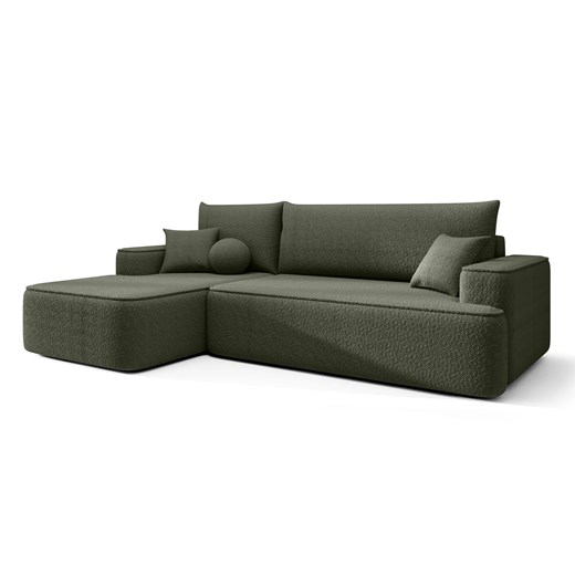 Zielony nowoczesny narożnik z funkcją spania R0-H35 ze sklepu Edinos.pl w kategorii Narożniki - zdjęcie 187587516