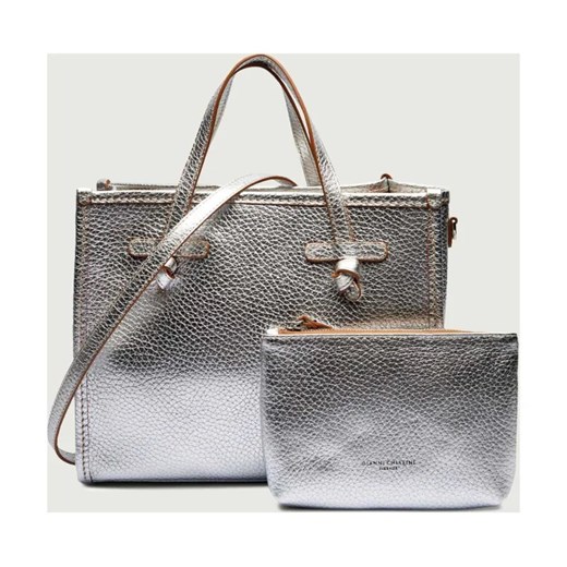 GIANNI CHIARINI Skórzana shopperka + saszetka MARCELLA ze sklepu Gomez Fashion Store w kategorii Torby Shopper bag - zdjęcie 187587605