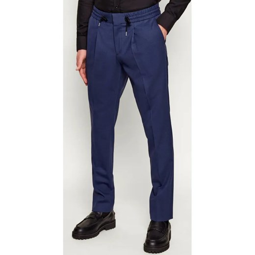 HUGO Wełniane spodnie Getlin251F3 | Slim Fit ze sklepu Gomez Fashion Store w kategorii Spodnie męskie - zdjęcie 187588126