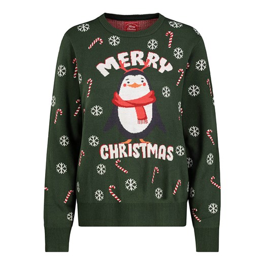 Sublevel Sweter w kolorze ciemnozielonym ze sklepu Limango Polska w kategorii Swetry damskie - zdjęcie 187588547