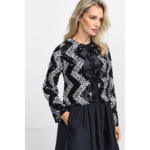 Rich&amp;Royal Blezer w kolorze biało-czarnym Rich&royal XS Limango Polska okazja