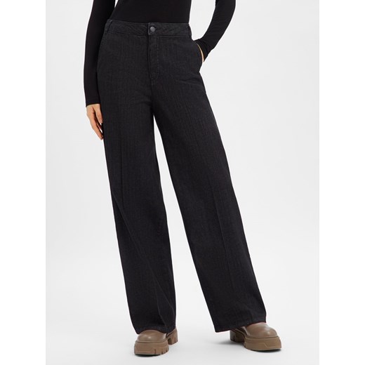More & More Dżinsy Kobiety Bawełna czarny jednolity ze sklepu vangraaf w kategorii Jeansy damskie - zdjęcie 187589178