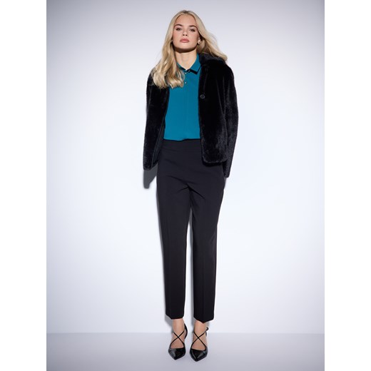 Mohito - Czarne spodnie cygaretki - czarny ze sklepu Mohito w kategorii Spodnie damskie - zdjęcie 187589635