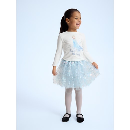 Reserved - Bluzka z nadrukiem Frozen - złamana biel Reserved 104 (3-4 lata) Reserved