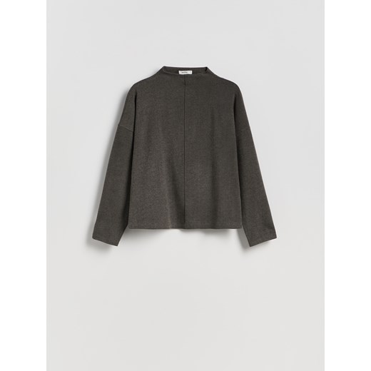 Reserved - Bluzka z przeszyciem - wielobarwny ze sklepu Reserved w kategorii Bluzki damskie - zdjęcie 187590398