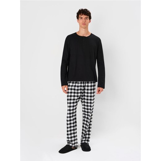 Sinsay - Bawełniana piżama dwuczęściowa - wielobarwny ze sklepu Sinsay w kategorii Piżamy męskie - zdjęcie 187590749