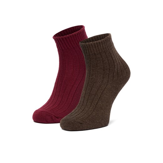 Skarpety długie Nine West CEO_LA_NW_12744_Z_AW25 (2-PACK) Brązowy ze sklepu eobuwie.pl w kategorii Skarpetki damskie - zdjęcie 187590836