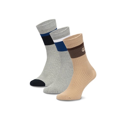 Skarpety długie G-Star Raw CEO_LA_G-STAR_20258_Z_AW25 (3-PACK) Kolorowy ze sklepu eobuwie.pl w kategorii Skarpetki męskie - zdjęcie 187590898