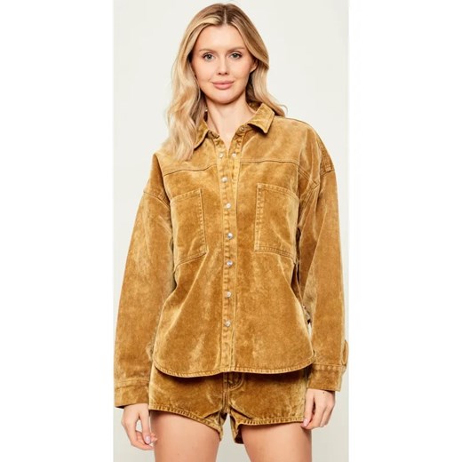 One Teaspoon Sztruksowa koszula DARIA | Loose fit ze sklepu Gomez Fashion Store w kategorii Koszule damskie - zdjęcie 187592676