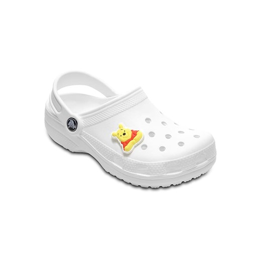 Crocs Przypinka &quot;Winnie Face&quot; w kolorze czerwono-żółtym na buty ze sklepu Limango Polska w kategorii Kapcie damskie - zdjęcie 187593428
