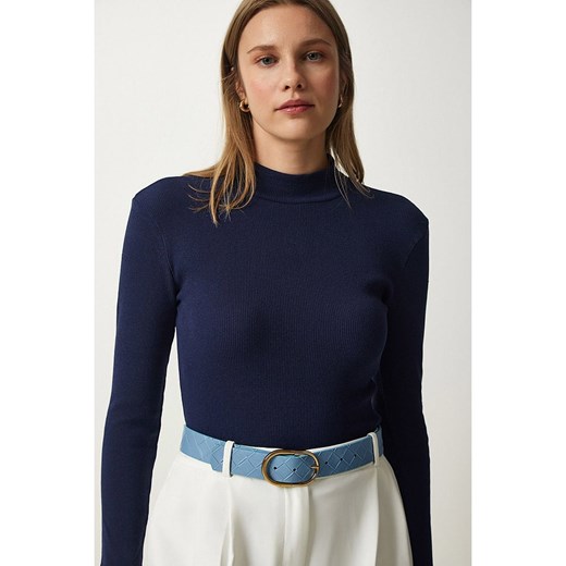 Happiness Istanbul Koszulka w kolorze granatowym ze sklepu Limango Polska w kategorii Bluzki damskie - zdjęcie 187593539