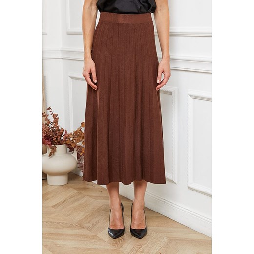 Joséfine Spódnica &quot;Boniz&quot; w kolorze jasnobrązowym ze sklepu Limango Polska w kategorii Spódnice - zdjęcie 187593697