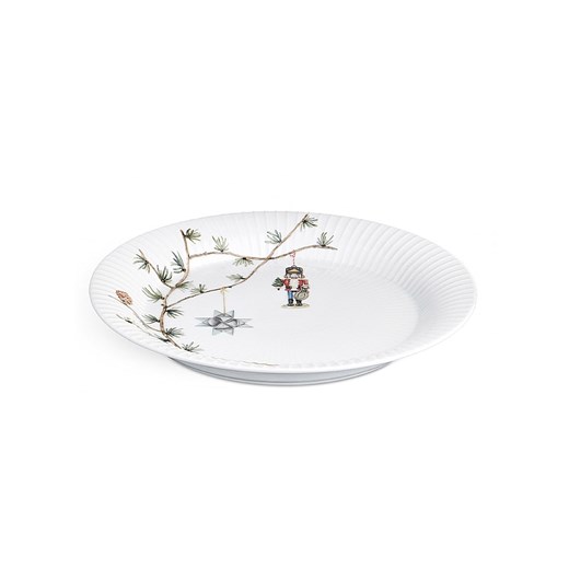 Kähler Talerz obiadowy &quot;Hammershøi&quot; w kolorze biało-zielonym - Ø 27 cm ze sklepu Limango Polska w kategorii Naczynia - zdjęcie 187593977