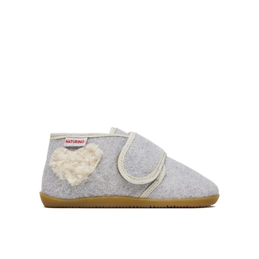 Kapcie Naturino Eppis 4000723-01-0Q03 D Szary ze sklepu eobuwie.pl w kategorii Kapcie dziecięce - zdjęcie 187594799