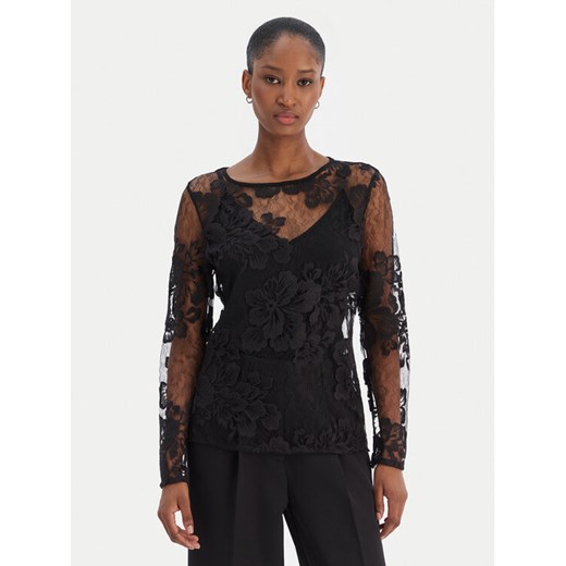 Rinascimento Bluzka CFC0126427003 Czarny Slim Fit ze sklepu MODIVO w kategorii Bluzki damskie - zdjęcie 187594938