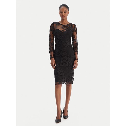 Rinascimento Sukienka koktajlowa CFC0126401003 Czarny Slim Fit ze sklepu MODIVO w kategorii Sukienki - zdjęcie 187594987