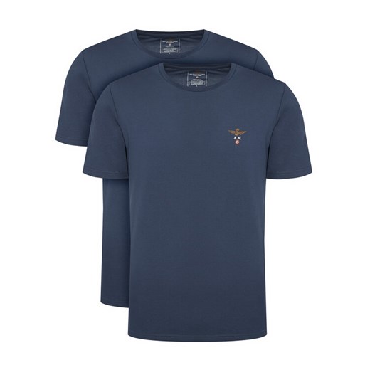 Aeronautica Militare Komplet t-shirtów AM1UTI001B Granatowy Regular Fit ze sklepu MODIVO w kategorii T-shirty męskie - zdjęcie 187594989