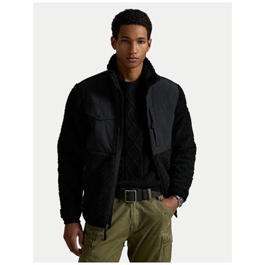 Polo Ralph Lauren Kurtka przejściowa 710981488001 Czarny Regular Fit ze sklepu MODIVO w kategorii Kurtki męskie - zdjęcie 187595016