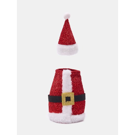 Sinsay - Przebranie Św. Mikołaja na butelkę - wielobarwny Sinsay One Size Sinsay