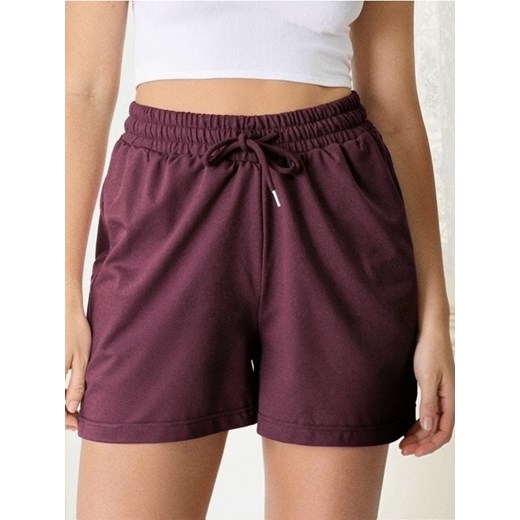 Sinsay - Szorty dresowe - bordowy ze sklepu Sinsay w kategorii Szorty - zdjęcie 187597369