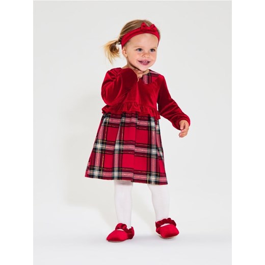 Sinsay - Komplet dzianinowy z motywem świątecznym - czerwony ze sklepu Sinsay w kategorii Komplety niemowlęce - zdjęcie 187597416