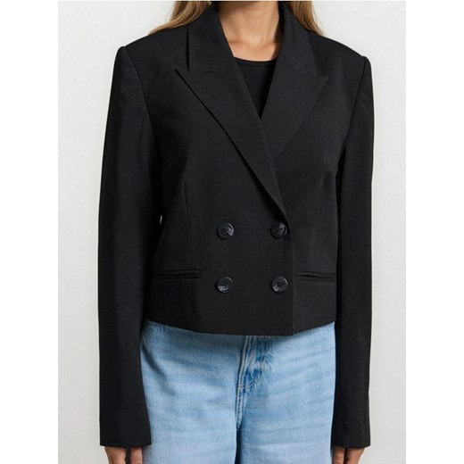Sinsay - Krótki żakiet - czarny ze sklepu Sinsay w kategorii Marynarki damskie - zdjęcie 187597499