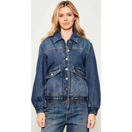 Pinko Jeansowa kurtka bomber BALDO | Relaxed fit ze sklepu Gomez Fashion Store w kategorii Kurtki damskie - zdjęcie 187598345