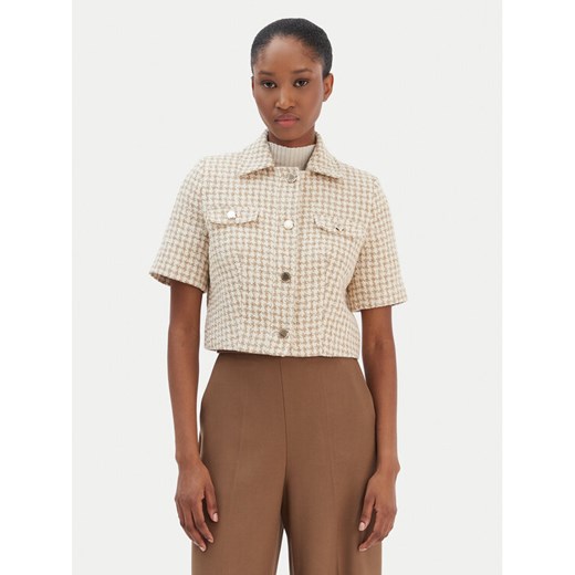 Morgan Bluzka 252-VENU.F Beżowy Regular Fit ze sklepu MODIVO w kategorii Bluzki damskie - zdjęcie 187598357